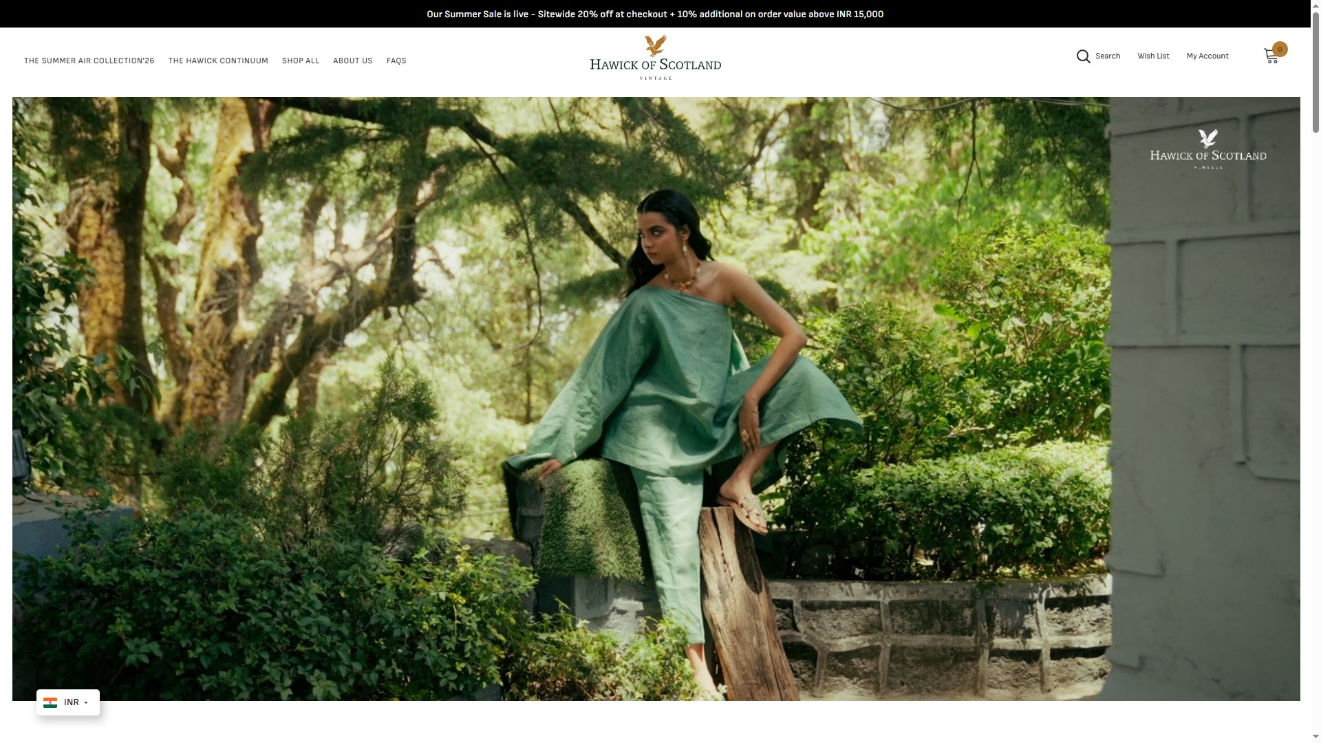 E-commerce fashion store
